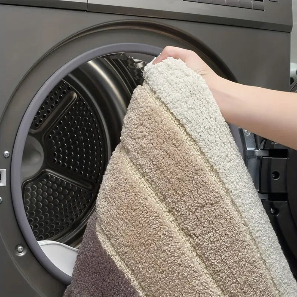Lisslune | Lumiere Striped Absorbent Bath Mat