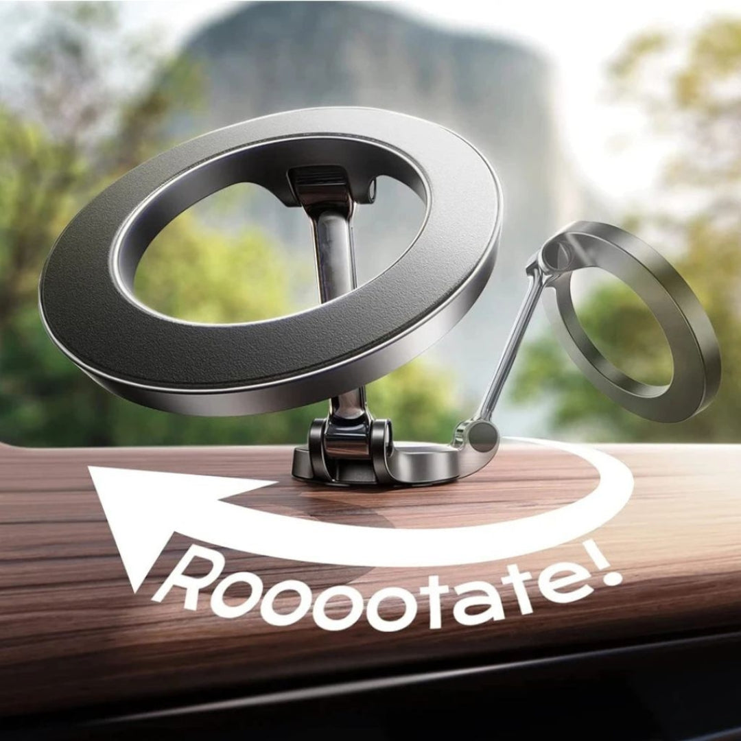Lisslune | AutoGrip360 - 360° adjustable magnetic phone holder for cars
