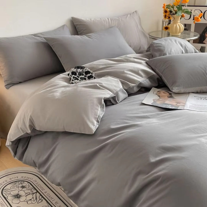 Lisslune | Lustova Cotton Duvet Cover | 3pcs Set