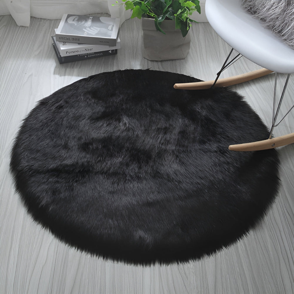 Lisslune | Round Cloud Soft Plush Rug