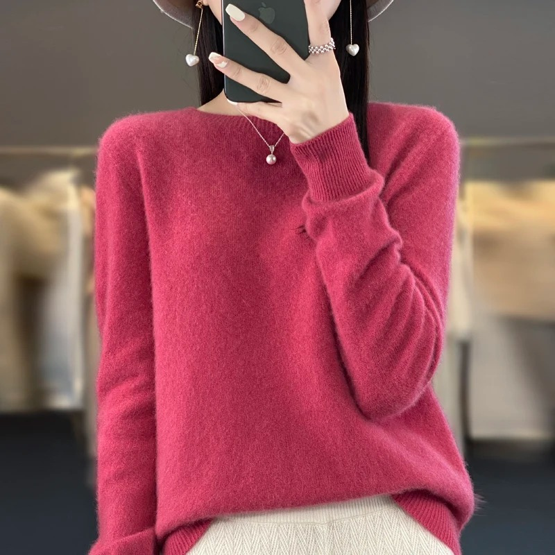Lisslune | Cashmere Pullover Women Stylish Round Neck, Soft & Comfortable