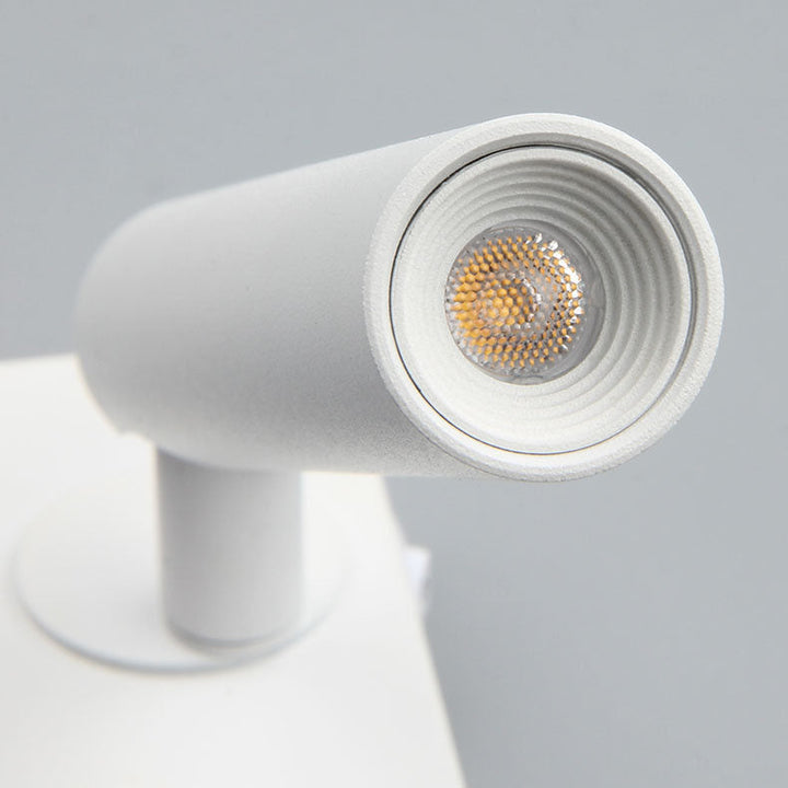 Lisslune | LumeFocus Rectangular LED Wall Light | Adjustable Angle | Minimalist Design | Reading Lamp | Warm Light