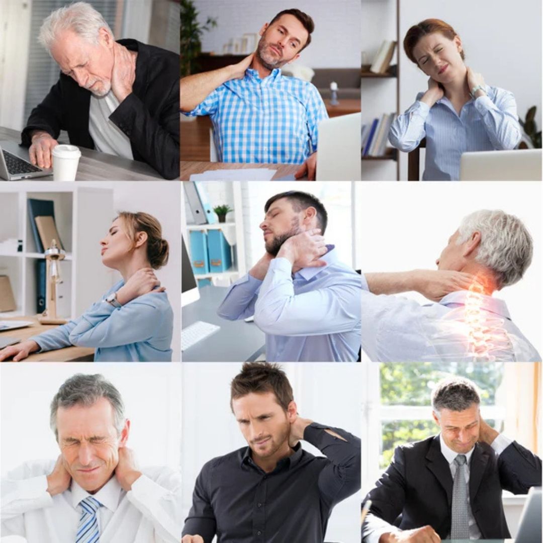 Lisslune | Neck Stretcher for Pain Relief - Adjustable Cervical Traction Device Ideal for Neck Tension and Discomfort