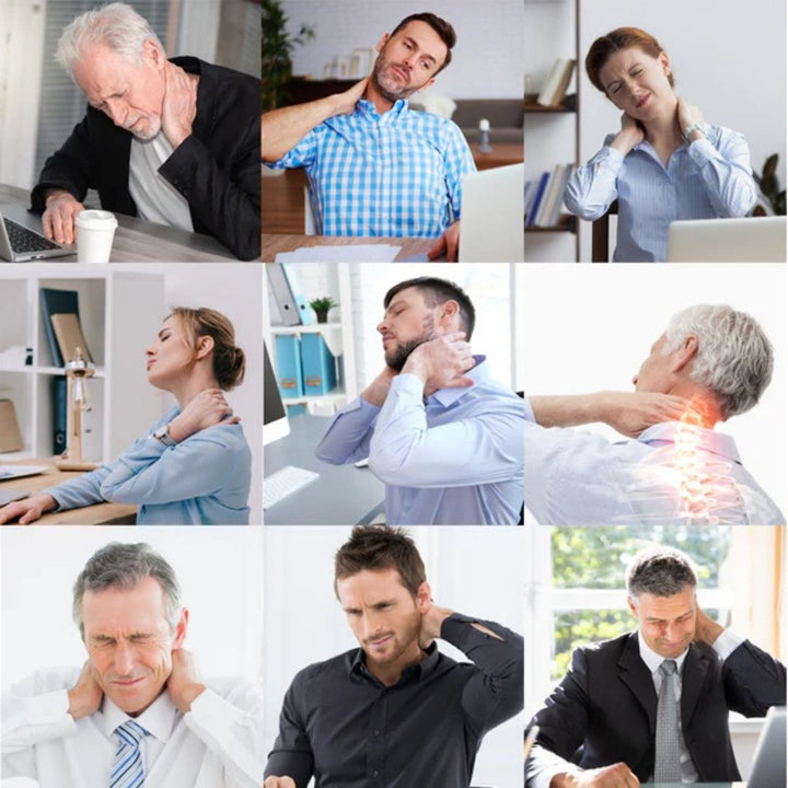 Lisslune | Neck Stretcher for Pain Relief - Adjustable Cervical Traction Device Ideal for Neck Tension and Discomfort