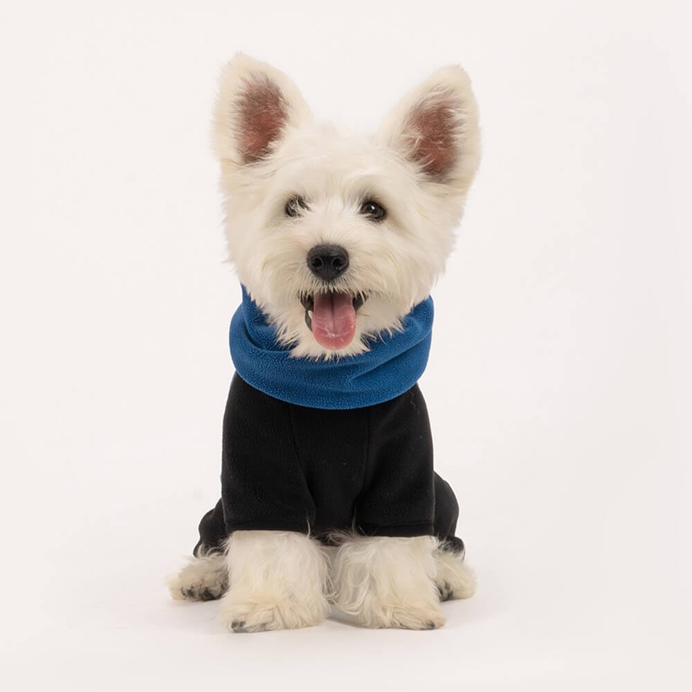 Lisslune | Full Protection Polar Fleece Dog Overall with Removable Collar