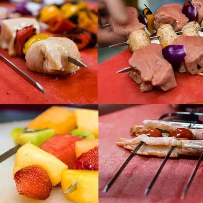 Lisslune | Semi-automatic grill fork made of stainless steel