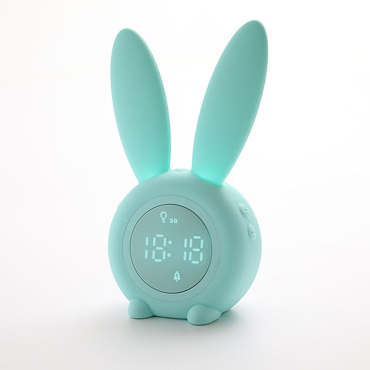 Lisslune | GlowBunny – Cute rabbit alarm clock with soft LED light and display