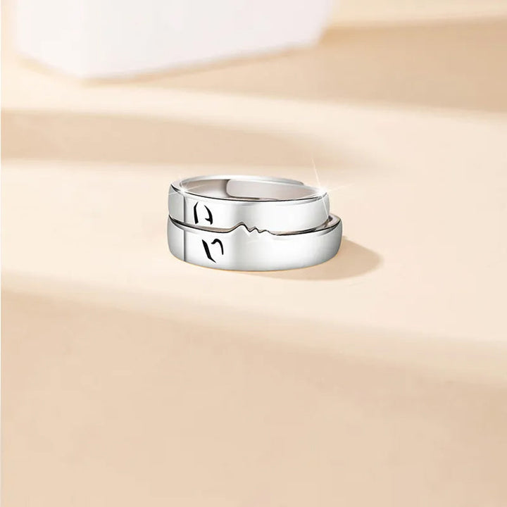 Lisslune | Love at first kiss couple rings