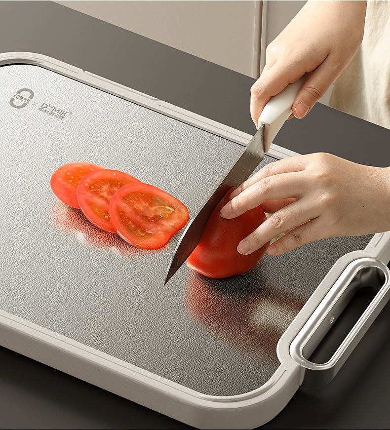 Lisslune | Pure Titanium Double-Sided Cutting Board - Antibacterial, Mold-Proof, Food-Grade Kitchen Essential
