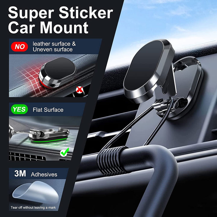 Lisslune | Metal Folding Car Phone Holder
