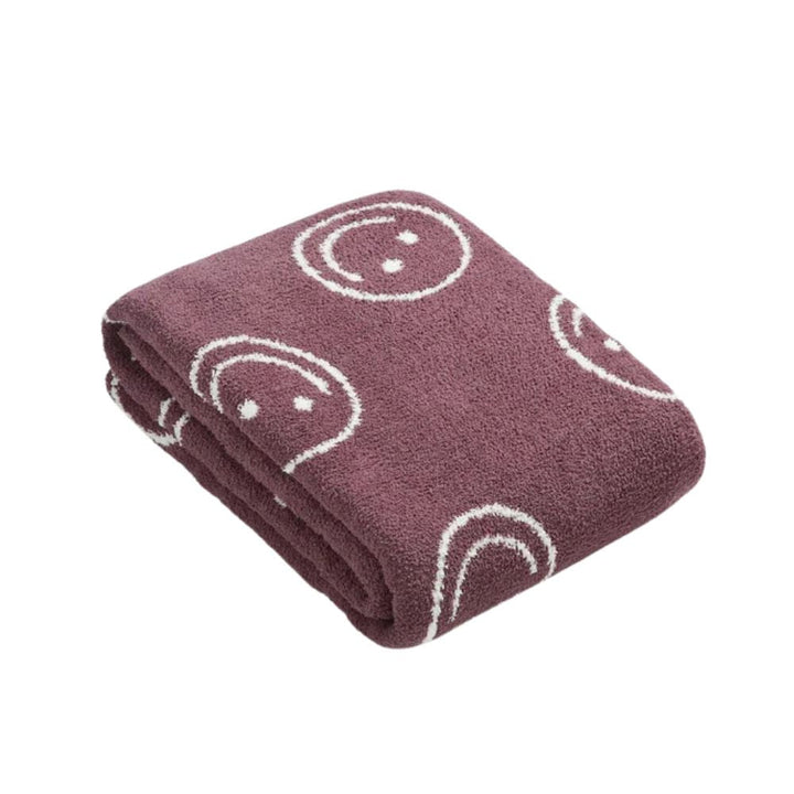 Lisslune | Smiley Face Plush Blanket