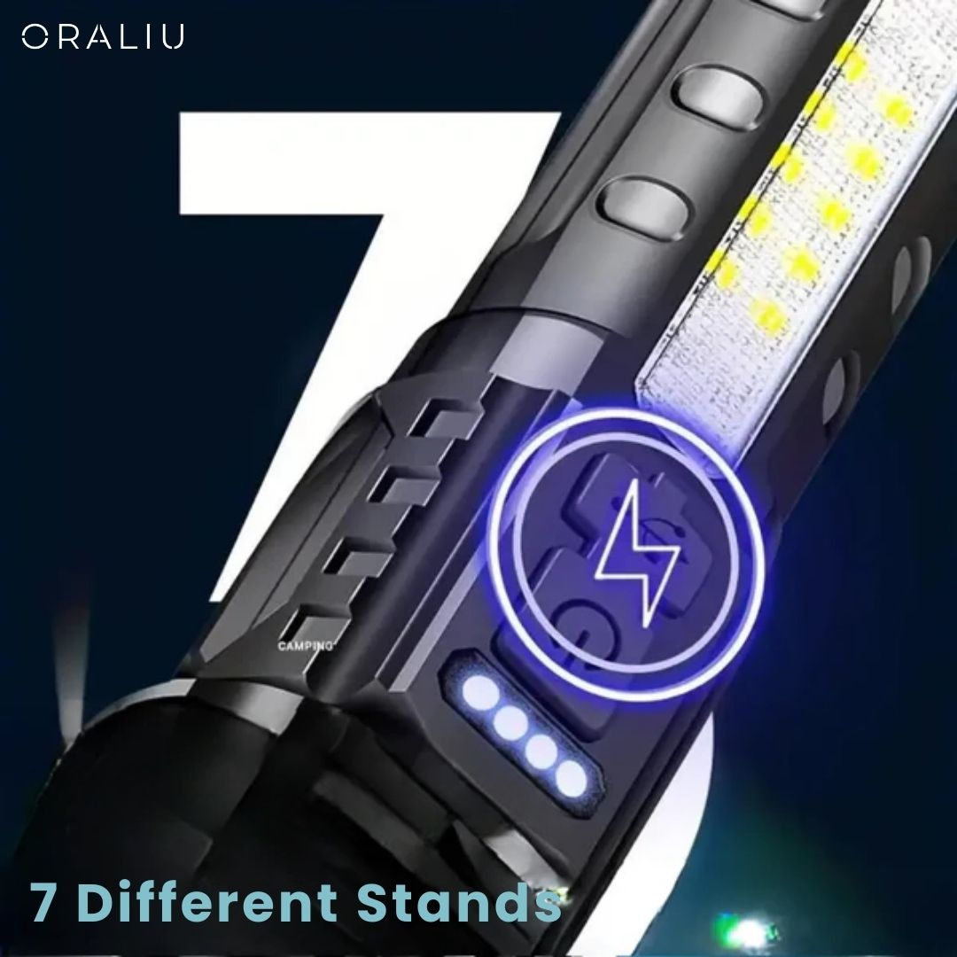 Lisslune | Zoomable LED Flashlight – 3KM Range, Ultra Bright & Durable