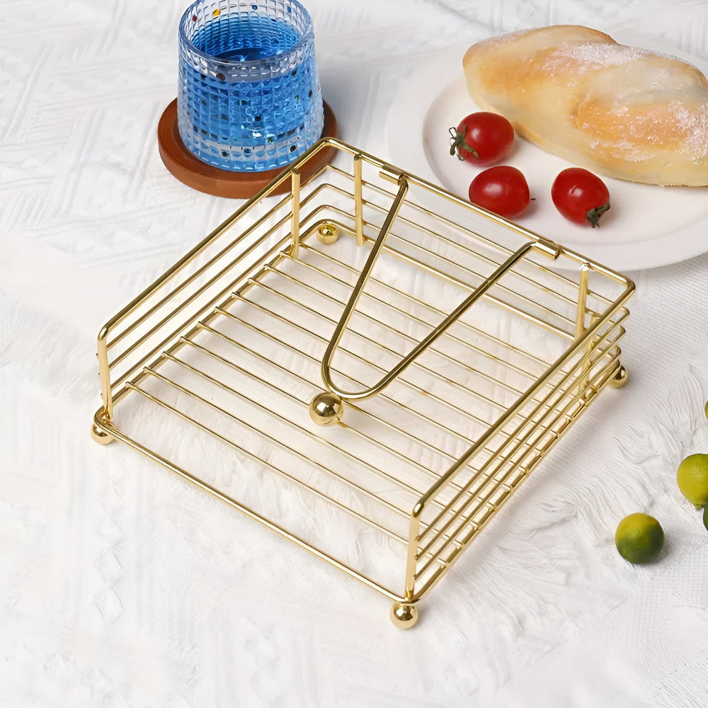 Lisslune | Sleek Iron Napkin Holder