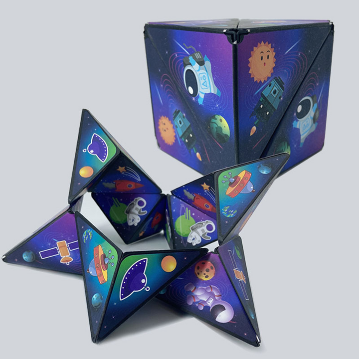 Lisslune | FoldFun Shape Cube – Creative 3D Puzzle for Children and Adults