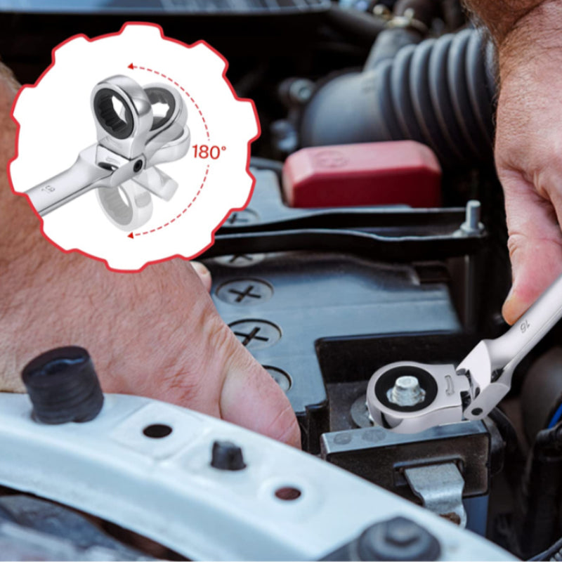 Lisslune | Removable Ratchet Wrench Set