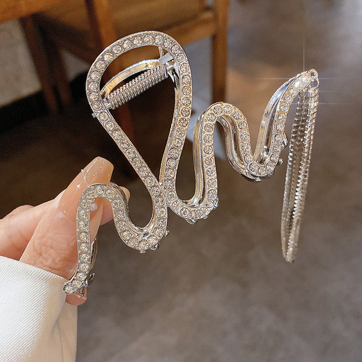 Lisslune | Snake Hair Clip with Rhinestones