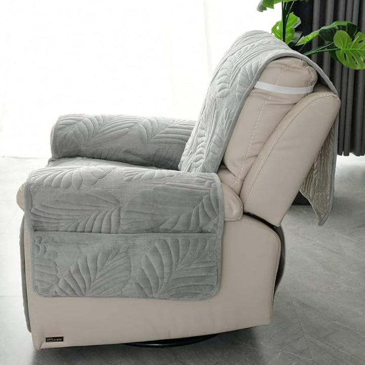 Lisslune | Verdant Leaf Pattern Recliner Cover