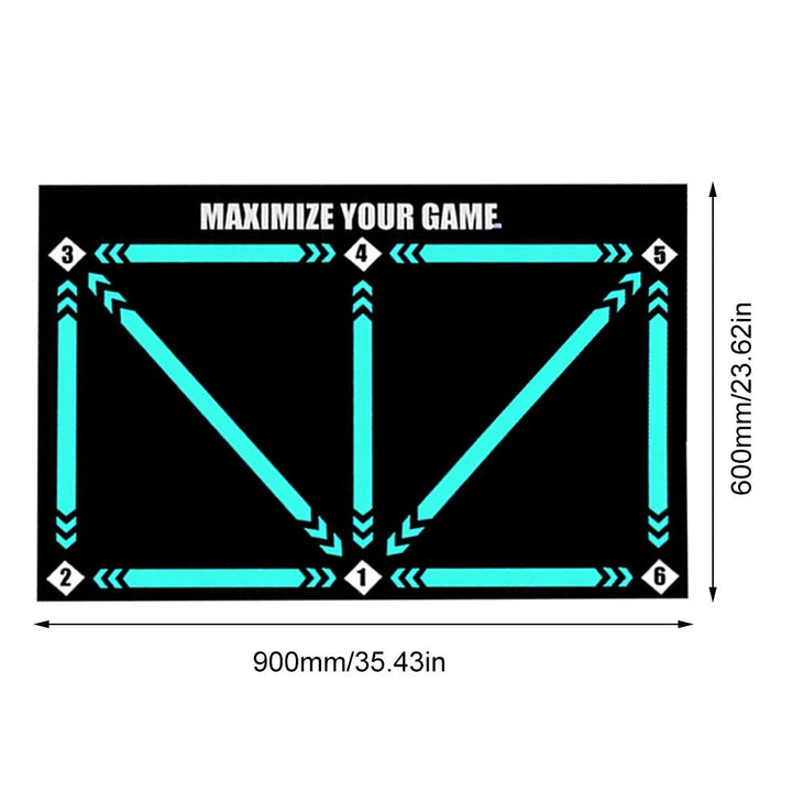 Lisslune | Soccer Training Mat – Anti-Slip, Noise-Reducing Training Tool
