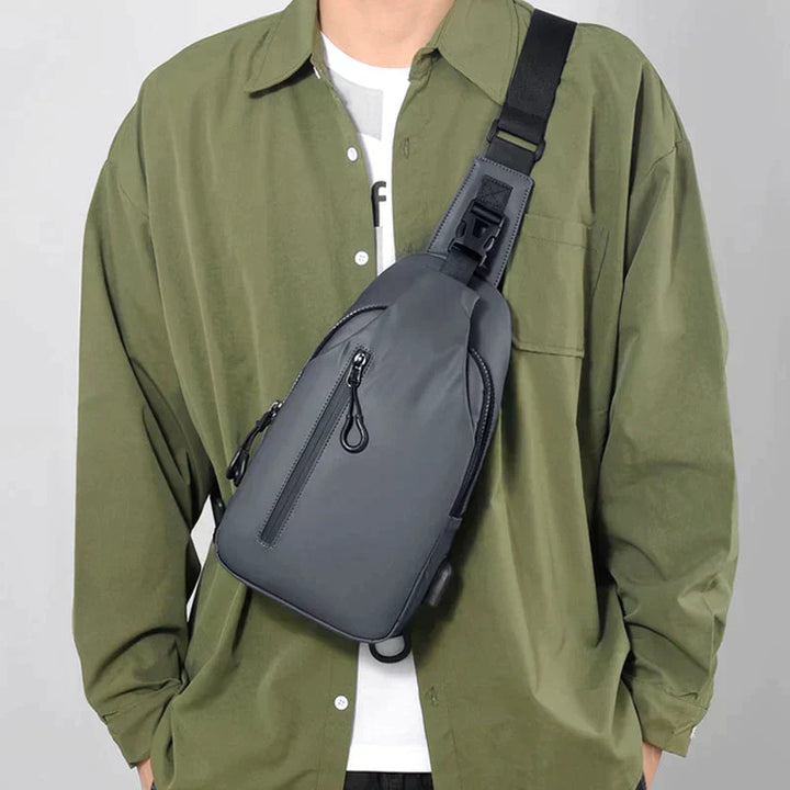 Lisslune | UrbanShield Waterproof Crossbody Bag with Anti-Theft Design