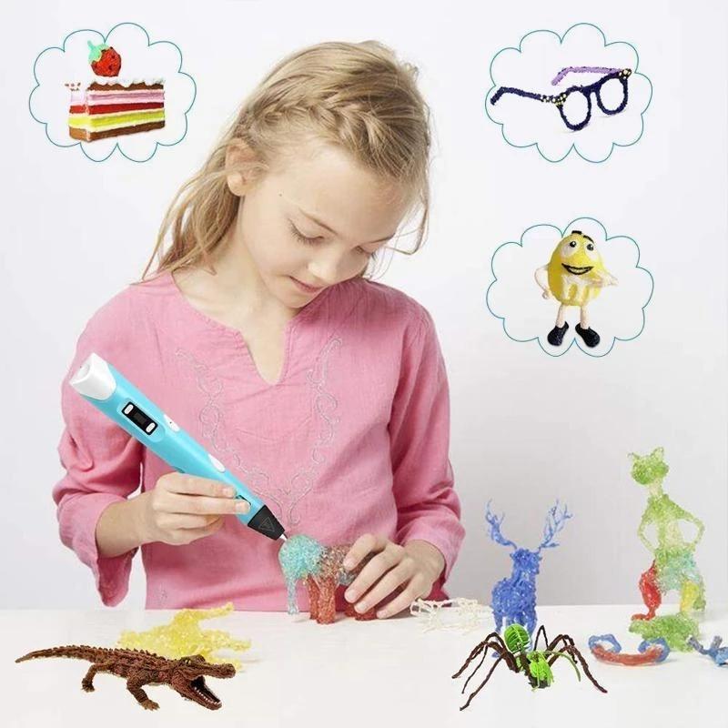 Lisslune | 3D printing pen with 5m filament for children and adults