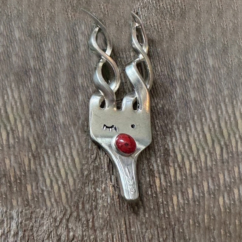 Lisslune | Funny Fork Reindeer Decoration