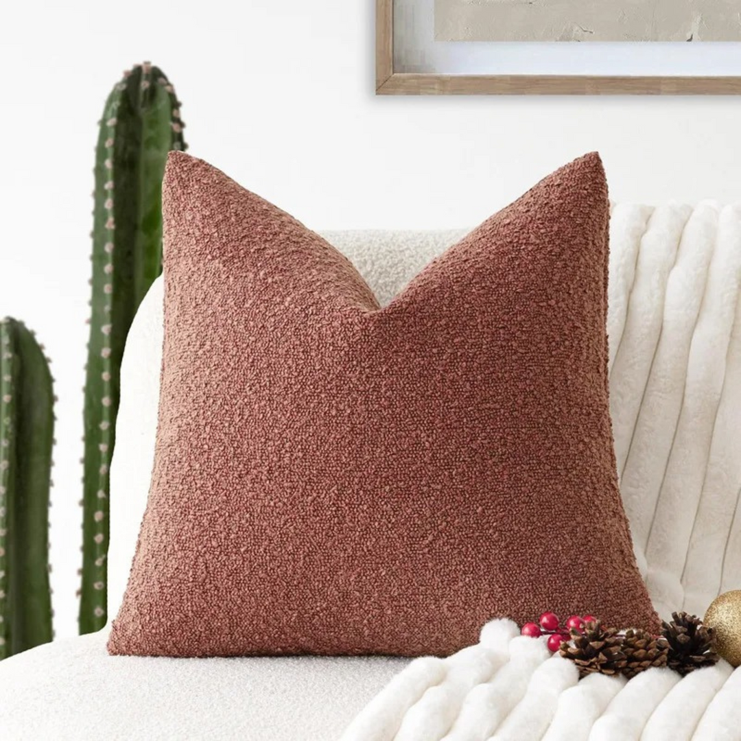 Lisslune | Tulum Boucle Cushion Cover 45x45cm Decorative Pillow