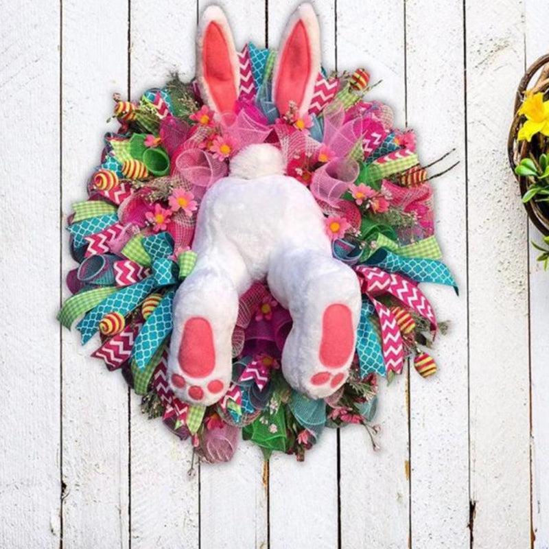 Lisslune | Easter Bunny Wreath Sticker