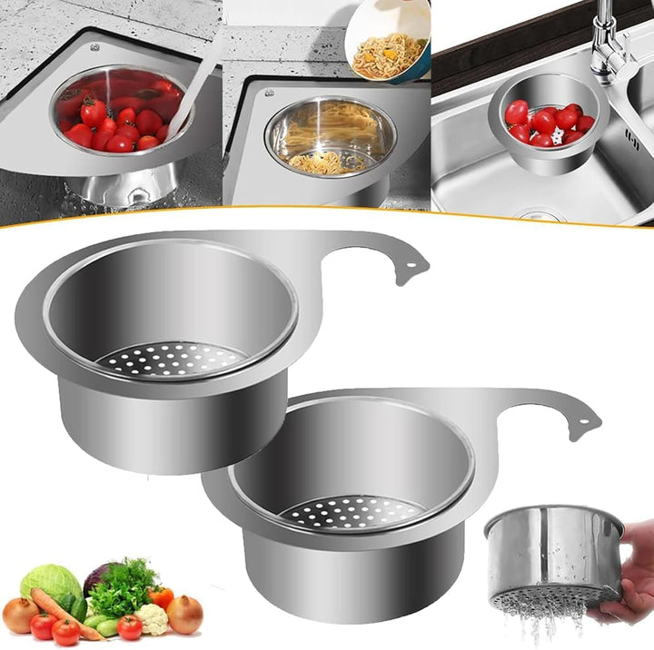 Lisslune | Stainless Steel Swan Sink Drain Basket