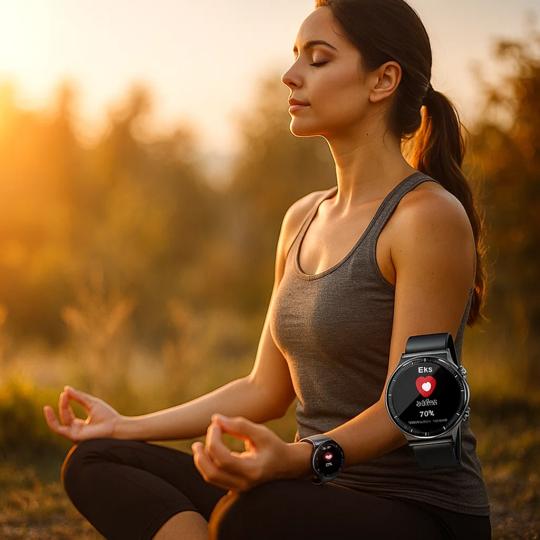 Lisslune | CardioSense – Medical ECG Smartwatch with Osram Sensor & 24/7 Health Monitoring