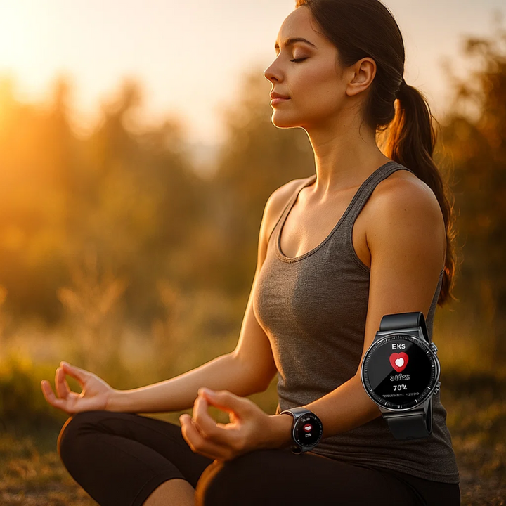 Lisslune | CardioSense – Medical ECG Smartwatch with Osram Sensor & 24/7 Health Monitoring