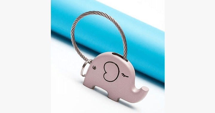 Lisslune | Elephant Love Keychain Set