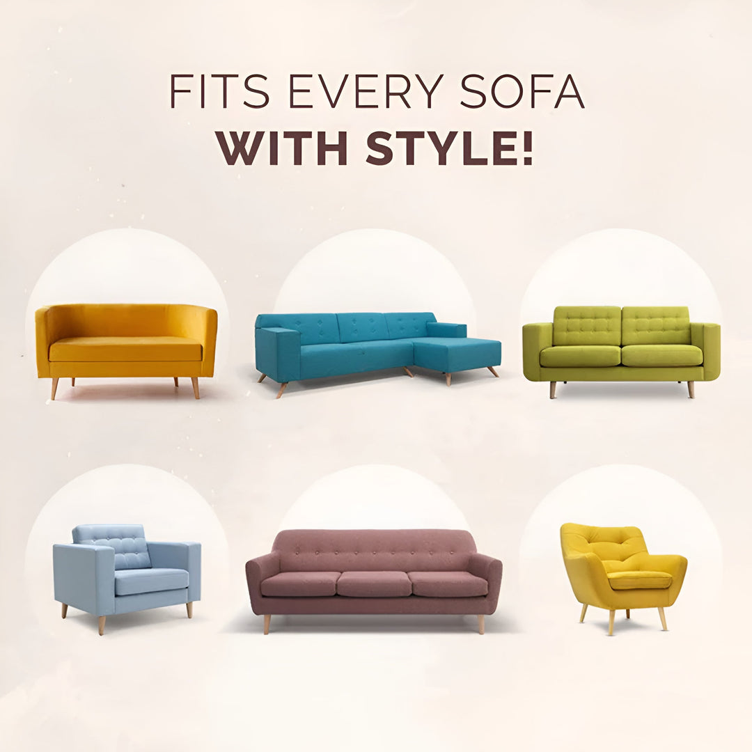 Lisslune | Modern Bloom Reversible Sofa Cover
