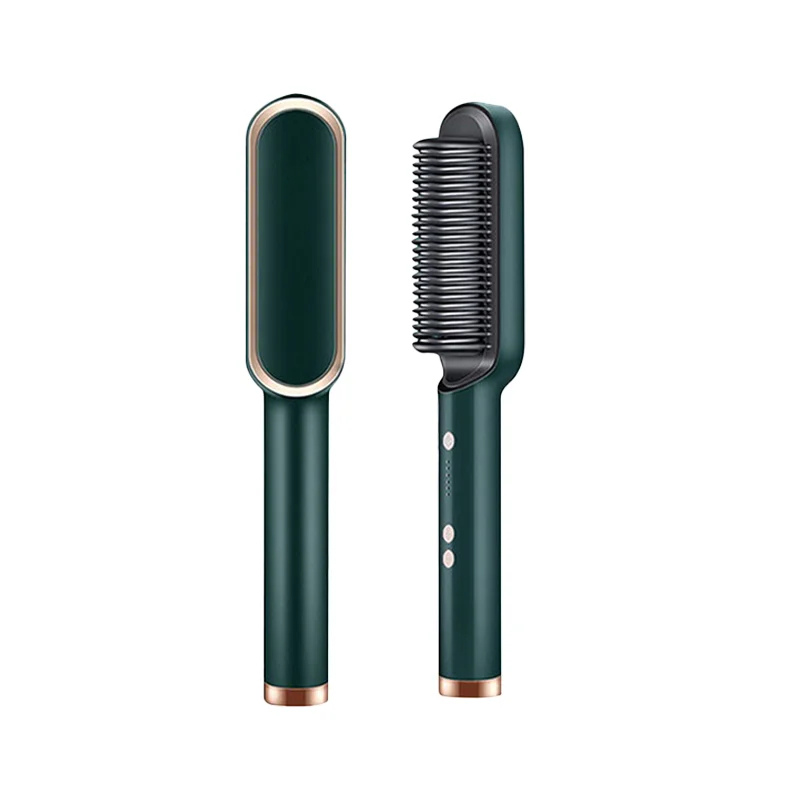 Lisslune | Heated Hair Straightening Brush with LED Display