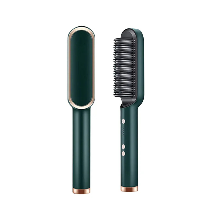 Lisslune | Heated Hair Straightening Brush with LED Display