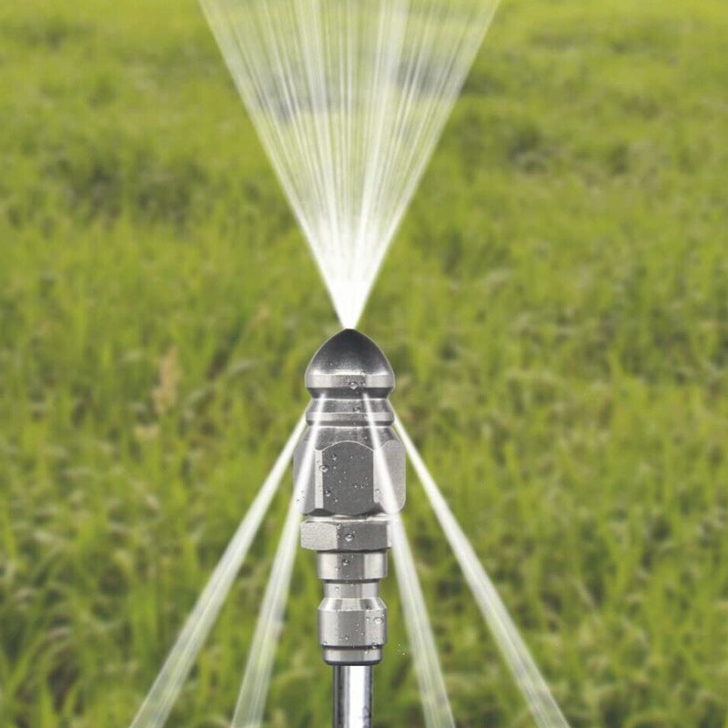 Lisslune | High-pressure nozzle made of stainless steel for unclogging drain pipes