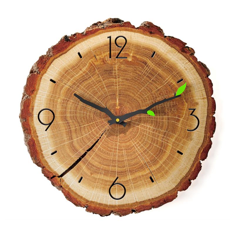 Lisslune | Wooden Annual Rings Wall Clock