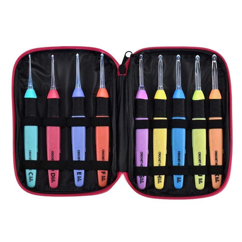 Lisslune | LED Light Crochet Hooks (9 Pieces)