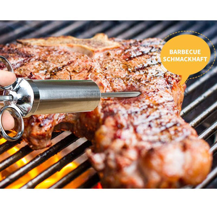 Lisslune | 304 spice injector made of stainless steel for marinating meat in the kitchen