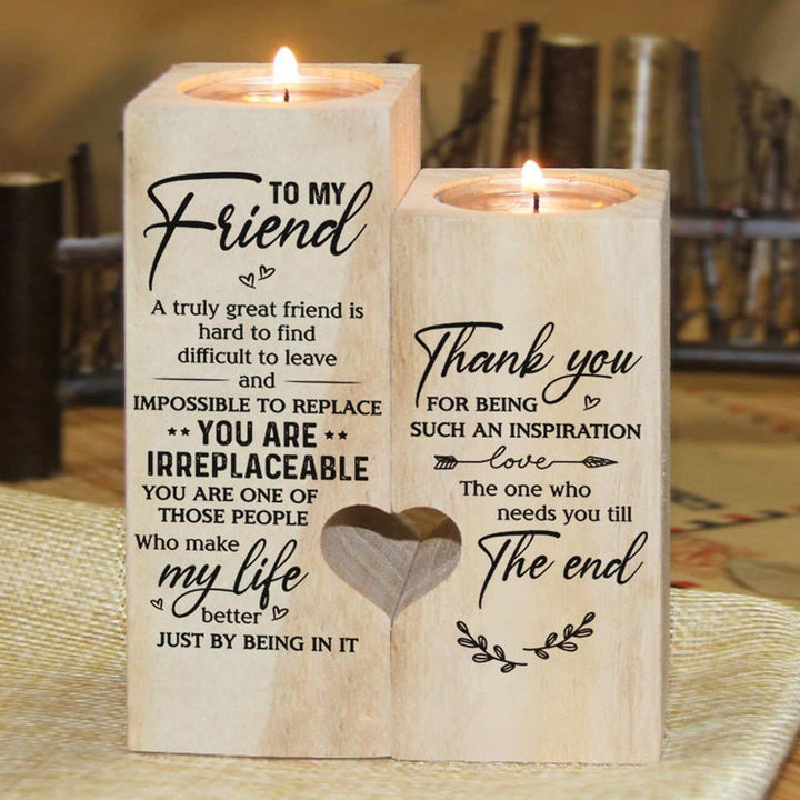 Lisslune | Creative candle holder made of wood