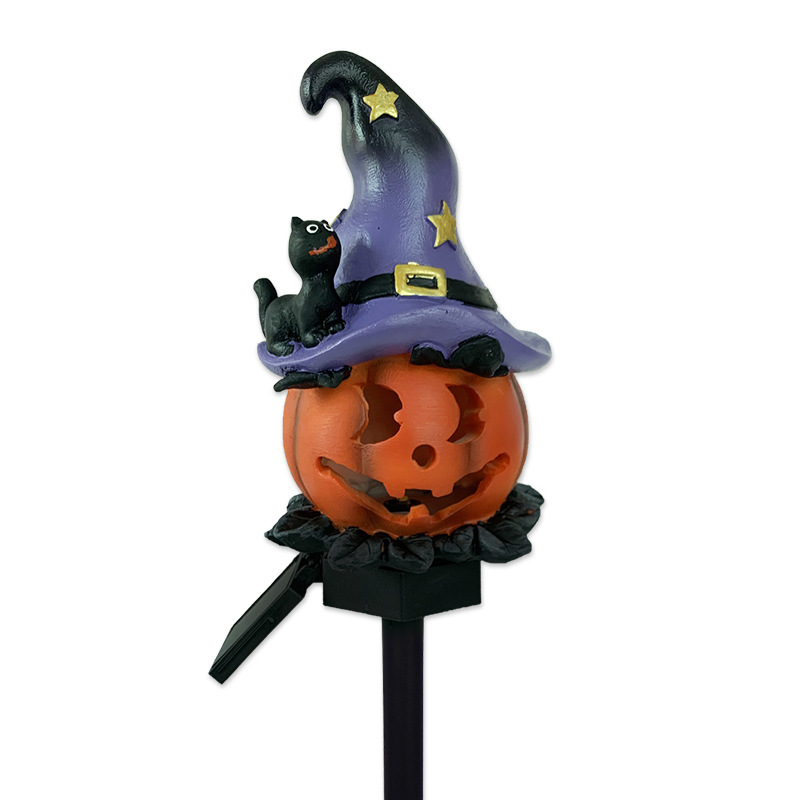 Lisslune | Halloween Solar Lights – Decorative LED Garden Lights with Pumpkin and Witch Designs
