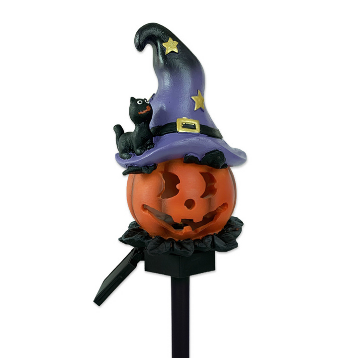 Lisslune | Halloween Solar Lights – Decorative LED Garden Lights with Pumpkin and Witch Designs