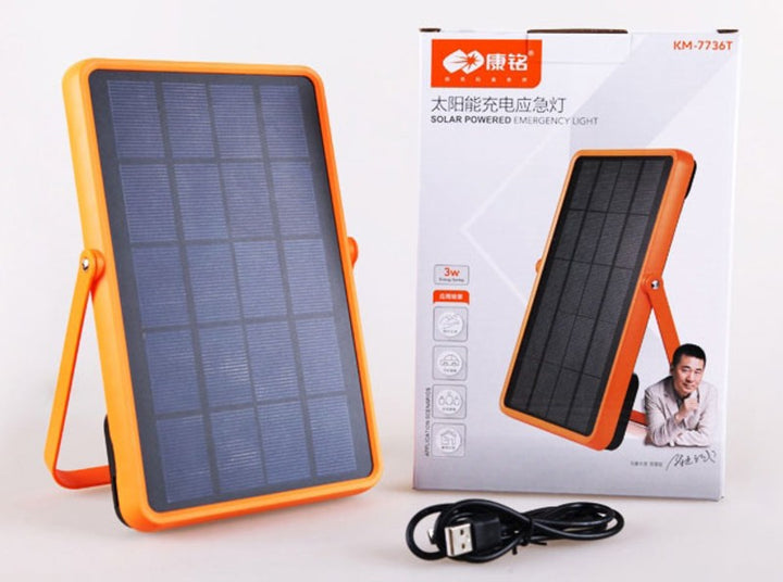 Lisslune | Multifunctional Solar Light, with 3000mAh, 2 Light Modes & USB Rechargeable, for Yards, Outdoors, Patio, Balcony & More