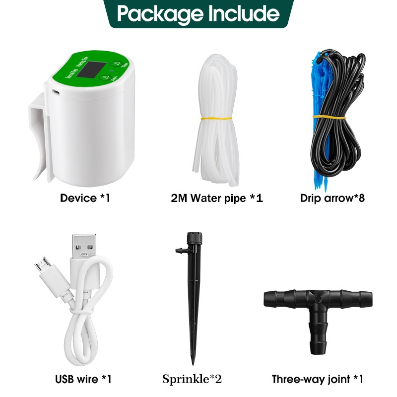 Lisslune | Automatic Plant Watering System with USB – Efficient Drip Irrigation