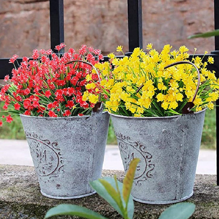 Lisslune | Artificial Flowers Outdoors, 2 Bouquets
