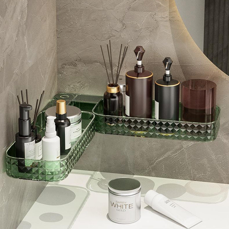 Lisslune | Multifunctional, wall-mounted, rotatable U-shaped storage corner shelf