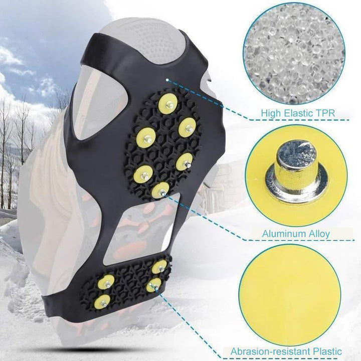 Lisslune | Traction Cleats Ice Snow Grippers Non-Slip Silicone