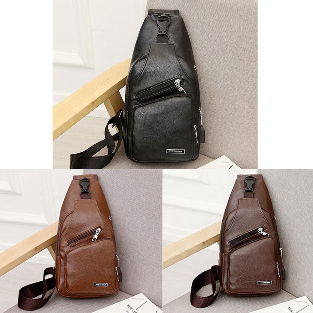 Lisslune | Shoulder bag Crossbody bag for men with USB charging port