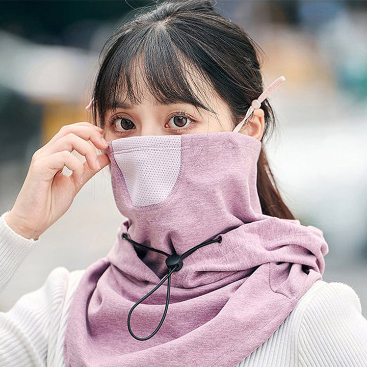 Lisslune | Hooded Face Mask with Neck Warmer for Cycling