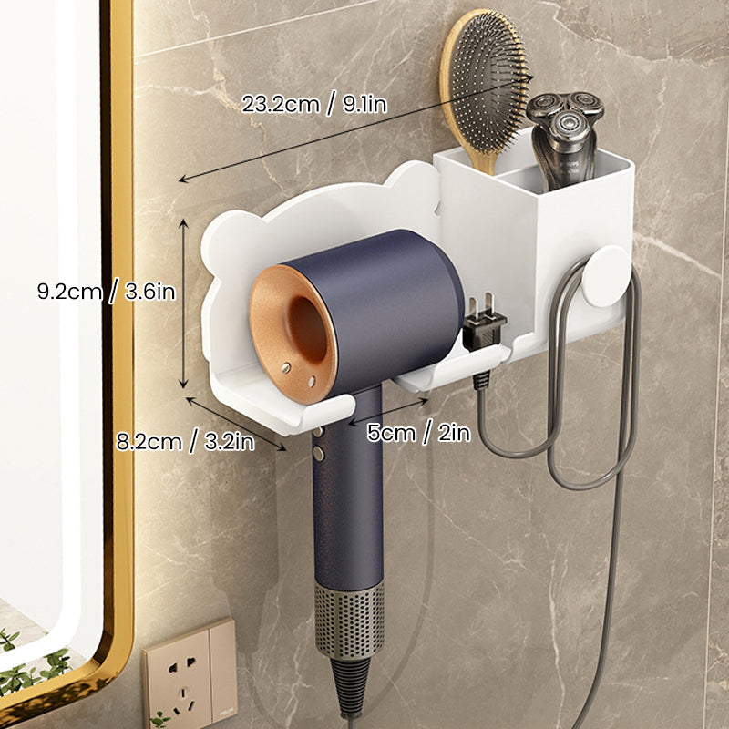 Lisslune | Bathroom Hair Dryer Holder