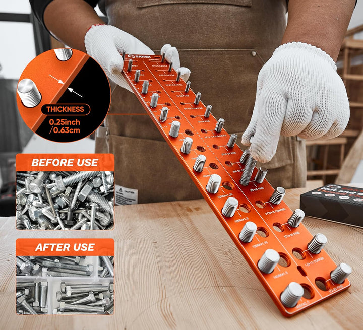 Lisslune | Nut and Bolt Thread Checker